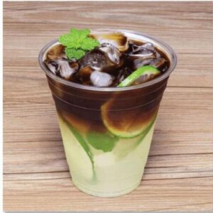 Vaso Transparente de PET para Bebidas Frías, 12oz  98mm Karat