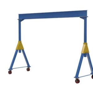 Grúa pórtico desmontable de altura fija de acero, capacidad de carga de 10 000 lb