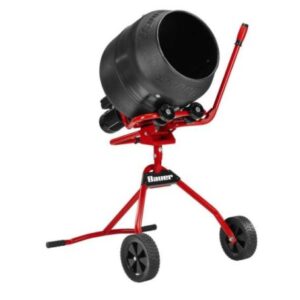 Mezcladora de cemento BAUER de 4 pies cúbicos 80 LBS. electrica