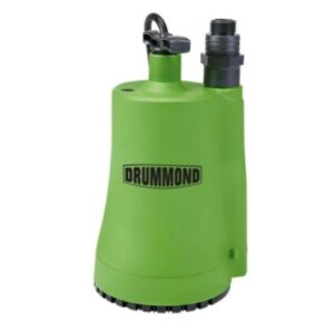 Drummond 63319 1/6 De La Bomba Sumergible Utilidad Hp 1600 G