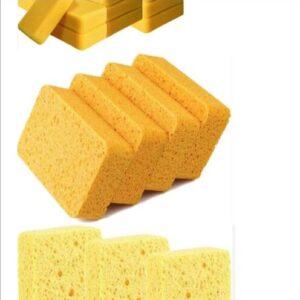 Esponjas faciales de celulosa de spa 100% naturales para limpieza facial