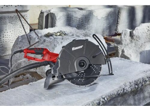 Sierra De Concreto Portátil Bauer 14 , 15 Amp Color Rojo Frecuencia 60h - Image 2