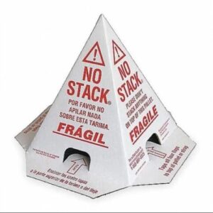 Conos Blanco Do Not Stack De Carton Para Tarima 100 Pzas