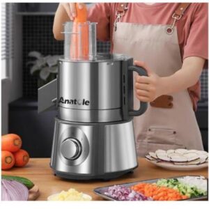 Cortadora, rebanadora y trituradora eléctrica de verduras Anatole 5 en 1