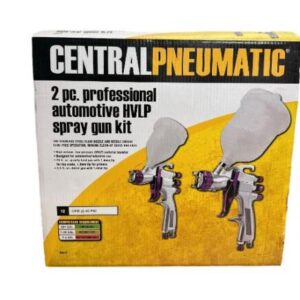 Kit de pistola pulverizadora de aire HVLP para automóviles CENTRAL PNEUMATIC, 2 piezas
