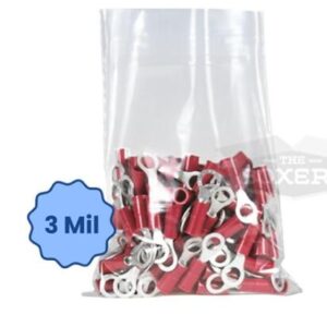 Bolsas de Polietileno Industriales Grosor 3 Mil 8 x 12 pulgadas c/1000