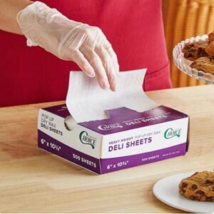 Papel Encerado para Servicio de Alimentos Para Panadería 6x10 3⁄4" ALTA RESISTENCIA
