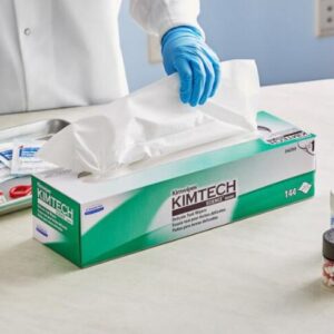 Toallitas 34256 Kimtech® Kimwipes 16 7/16" x 14 7/16" 1 capa para tareas delicadas 15/144