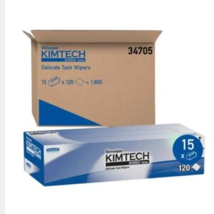 Toallitas 34705 Kimtech® Kimwipes 12 5/16" x 11 3/16" 2 capas, para tareas delicadas 15/120