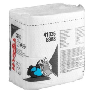 Toallas Limpiadoras WypAll® 41026 X80 12"x12 1/2" blanco alta resistencia 200/caja