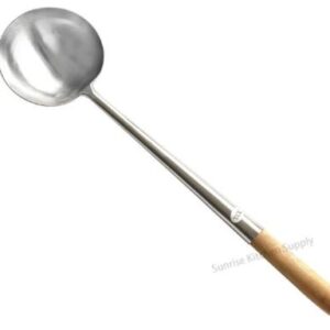 Espátula O cucharón para wok de uso comercial, Acero inoxidable 12 PULG