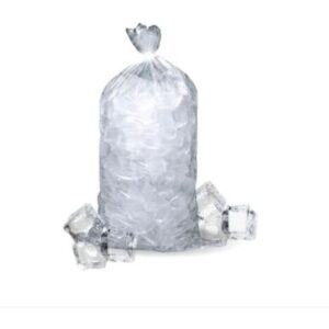 Bolsas  para Hielo 33 x 71 cm 250 bolsas transparente para 10 kgs