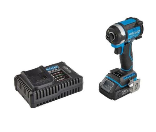 Kit De Destornillador De Impacto Batería y Cargador Hercules Hcb81k1 70068