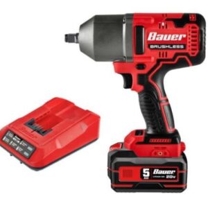 Llave De Impacto Bauer 20v Brushless 1/2 1000 Lb-ft 2085CR-B1 73222