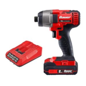 Destornillador De Impacto Inalámbrico Bauer 1781c-b1 20v 73237
