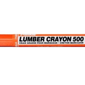 Markal 80324 Marcador de colores para madera, 500 pzas 0,5", color naranja, paquete de 144 unidades